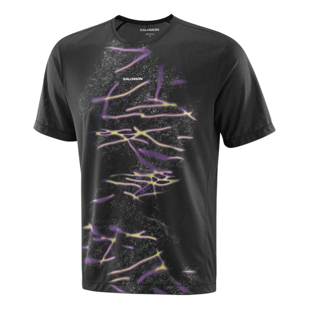 Salomon Mens Core Regular Short-Sleeved T-Shirt / Black